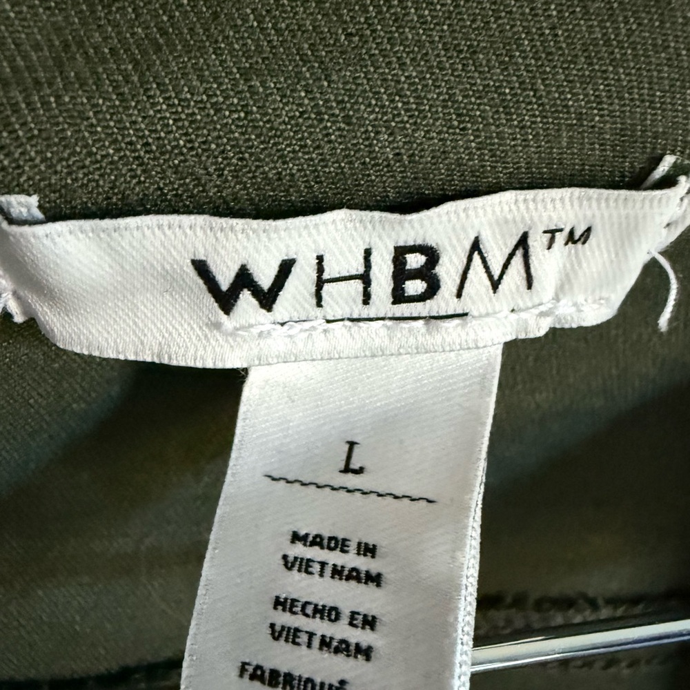 White House Black Market Olive Women's Jean Jacket - Picture 2 of 4